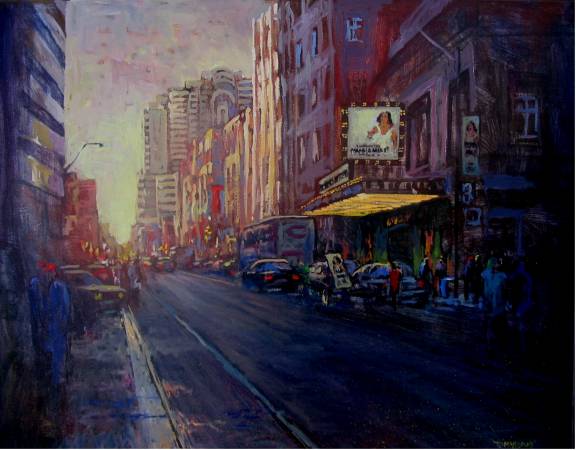Mama Mia - Royal Alexander Theatre Toronto- Oil Painting by Dermot McKeown